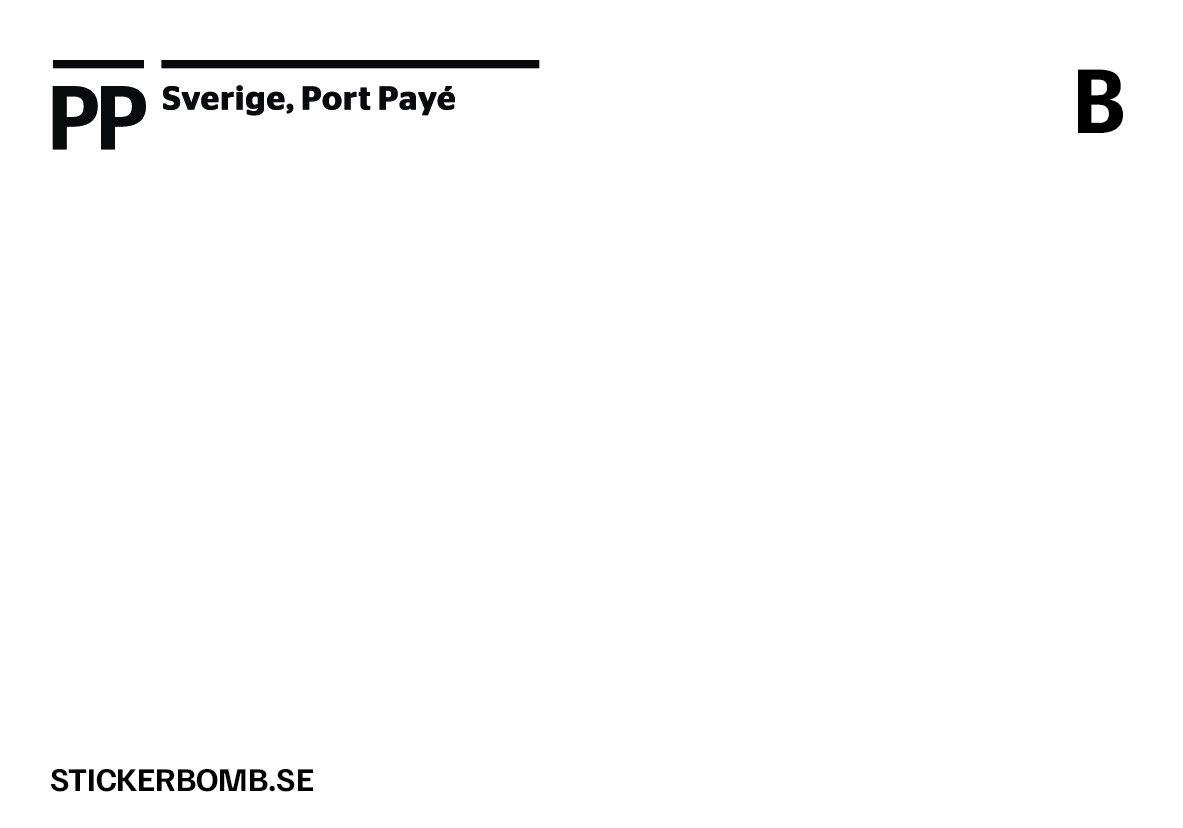 Post - 10 x 7 cm